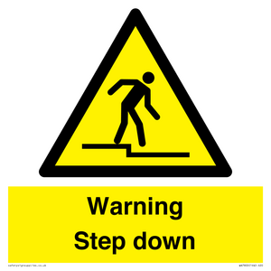 Warning Step down